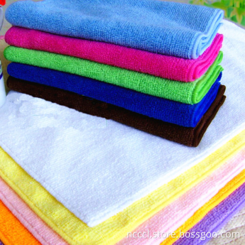 Microfiber terry colored & jacquard tee towel